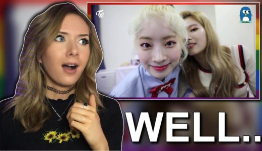 twice being gay bcs we been knew reaction