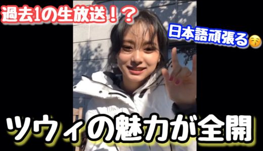 【TWICE】ツウィの魅力が全開過ぎる生放送www