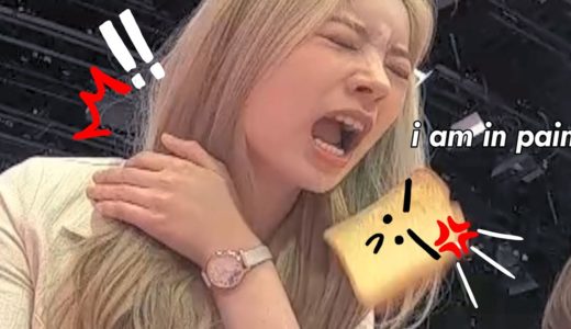 bread slapping TWICE in the face for 5 minutes straight