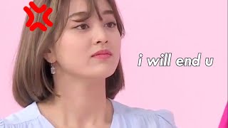 god jihyo making TWICE quiver in fear