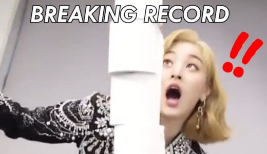 TWICE breaking *amazing* toilet paper stacking records