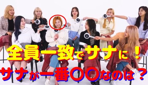 【TWICE】一番〇〇なのは誰？あなたのイメージ通りかな？