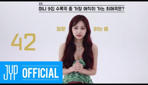 TWICE “MORE & MORE” 60 Seconds Speed Interview_ TZUYU