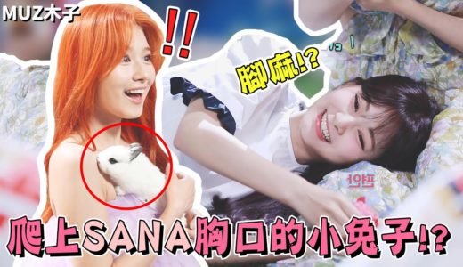 【TWICE】突然爬上SANA胸口的小兔子!? 子瑜把MOMO的腿給躺麻了!?｜MORE & MORE 幕後花絮