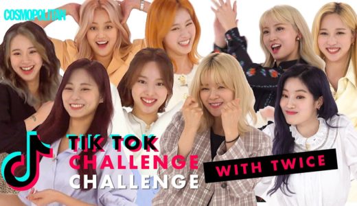 K-Pop Girl Group TWICE Nailed These Crazy TikTok Dances | TikTok Challenge Challenge | Cosmopolitan