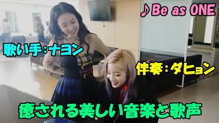 【TWICE】ダヒョンが弾いてナヨンが歌う「Be as ONE」が最高すぎる!!