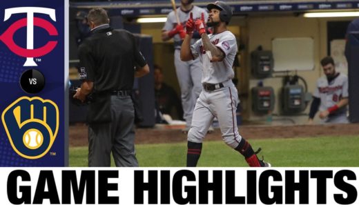 Byron Buxton homers twice in 12-2 rout | Twins-Brewers Game Highlights 8/11/20