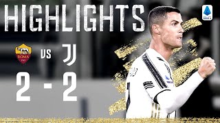 Roma 2-2 Juventus | Ronaldo Levels Twice with Penalty and Stunning Header! | Serie A Highlights