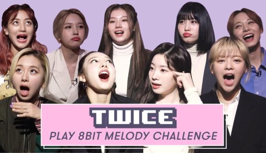 TWICE Sings Billie Eilish, Justin Bieber, and More  | 8 Bit Melody Challenge