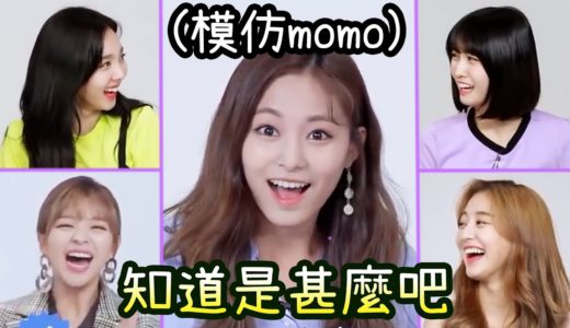 Twice子瑜誇張表情模仿Momo志效常用手勢 全員爆笑同感