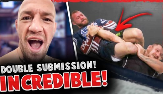 Conor McGregor REACTS to Donald Cerrone submitting Rafael Dos Anjos TWICE at SUG 19, Dustin Poirier