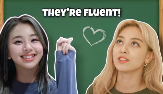 TWICE being fluent in english for 9 minutes “straight”