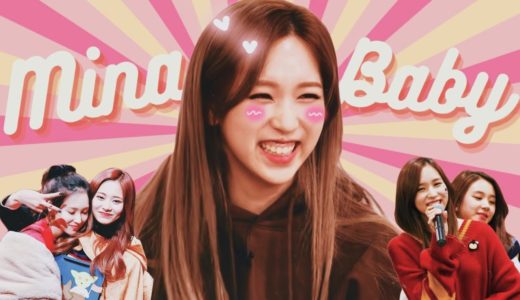 Twice Taking Care Of Their Baby Mina