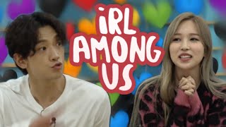 TWICE and RAIN having a mental breakdown over IRL AMONG US