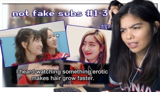 things twice say that seem like fake subs #1-3 [reaction]