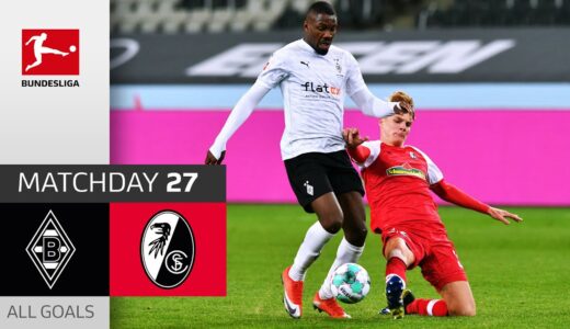 Marcus Thuram scores twice! | Borussia M'gladbach - SC Freiburg | 2-1 | All Goals | Matchday 27