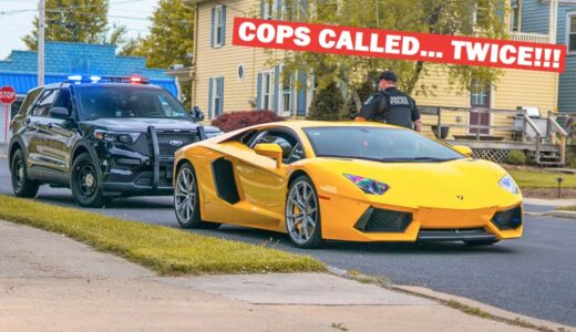 ANGRY “Karen” Calls the Cops on my STRIGHT PIPED LAMBORGHINI... *Twice in one Day*