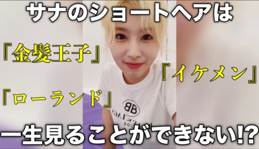 【TWICE】サナちゃんのショートヘアは一生見れない!? 視聴者からのコメントが面白すぎる!! 日本語字幕