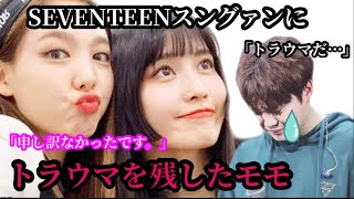 【TWICE】SEVENTEENスングァンにトラウマを残してしまったモモ【日本語字幕】