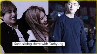 TWICE Sana ‘ANNOUNCES RELATIONSHIP’ w/ Taehyung at BACKSTAGE PARTY! Taehyung Publicly Holds Hands