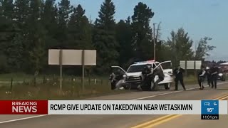 Armed man struck twice by RCMP near Wetaskiwin