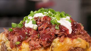 HOW TO MAKE | TWICE BAKED BBQ PULL PORK POTATO!!!