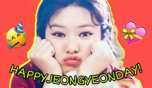 YOO JEONGYEON  moments to celebrate her birthday