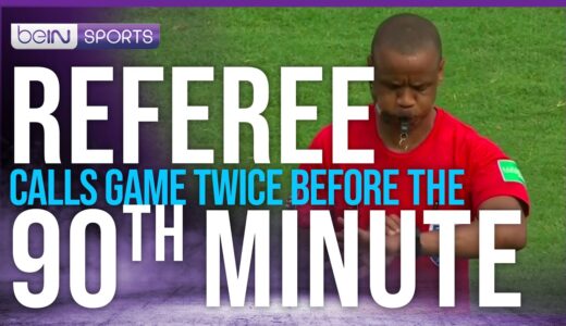 UNBELIEVABLE! Referee Ends Game Twice Before Full Time