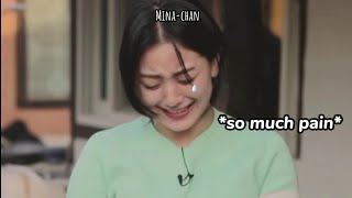 Jihyo being *so done* with her unnies after they did this