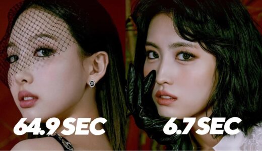 TWICE —  in which title track each member had more and least lines