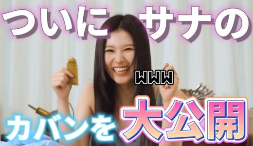 【TWICE】ワンスが気になっていたサナのカバンの中身がついに公開される！？　#日本語字幕 #twice #ワンス #サナ
