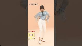 twice mina VS momo #shorts