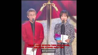 The day Twice & BTS got their first ever award together [#twice #bts]