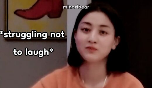 jihyo *struggling* not to laugh during this hidden camera challenge