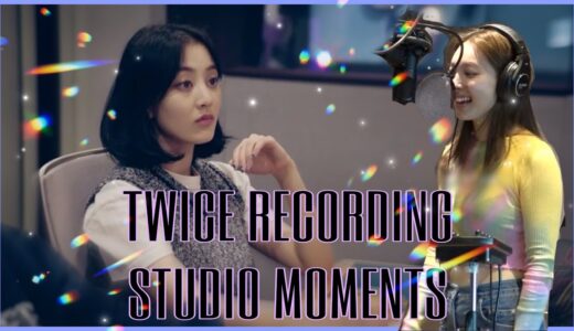 twice recording studio moments