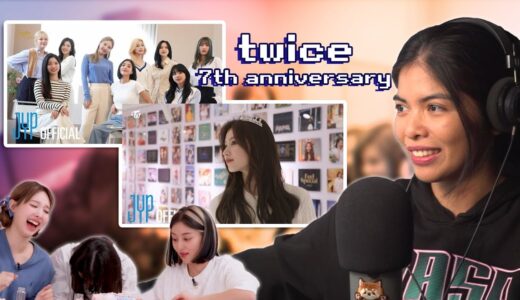 TWICE 7TH ANNIVERSARY videos! ♥️MD, Cake Making, Exhibition and Pop-up Behind [reaction]