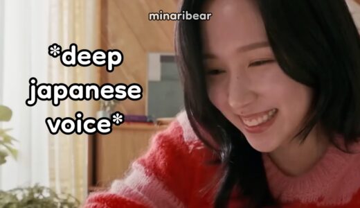 mina speaking *only japanese* in a vlog for the first time