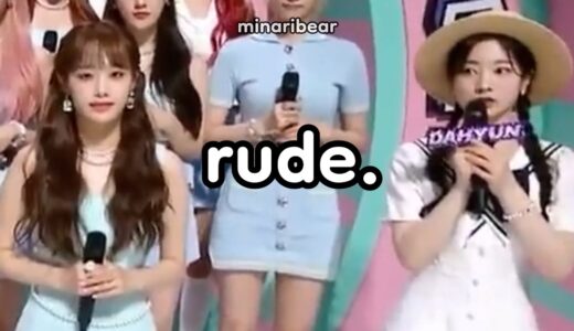proof of chuu being rude to dahyun