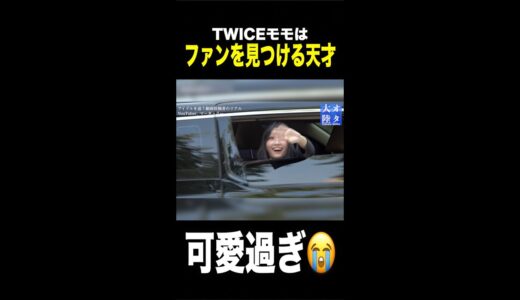 【TWICE】ファンを見つけるモモりんが可愛すぎる#shorts