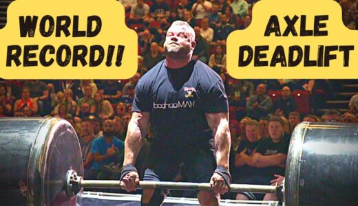 The Day the AXLE DEADLIFT World Record was Broken TWICE!