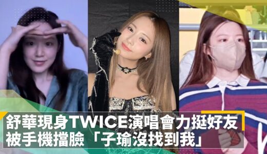 舒華現身TWICE演唱會力挺好友　被手機擋臉「子瑜沒找到我」｜鏡速報 #鏡新聞