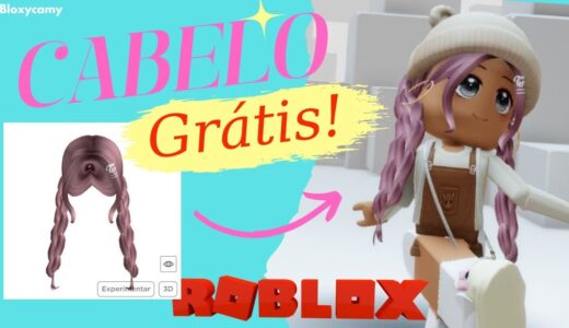 💥GRÁTIS! *CABELO DE TRANÇAS* ROSA GRATIS NO ROBLOX! **COMO PEGAR!**
