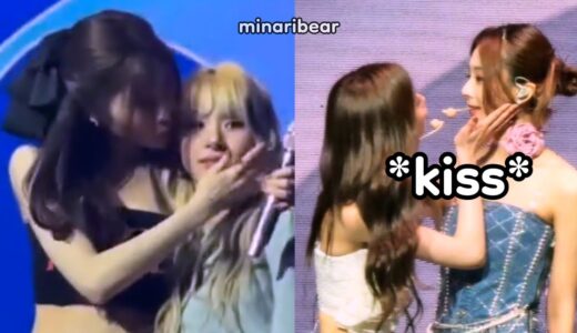 sana flirting with twice at their concert