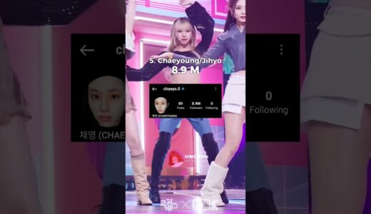Most followed Twice member