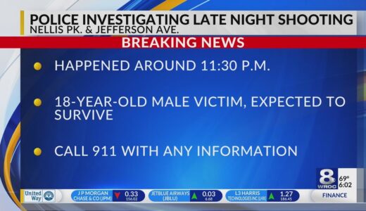 18-year-old shot twice on Jefferson Ave, expected to survive