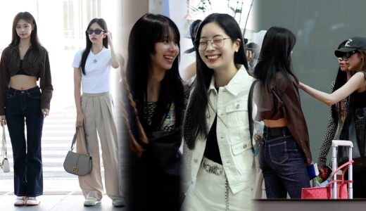 230906 트와이스 (TWICE) 출국 “쯔위 옷 점검하는 사나” Departure | 인천공항