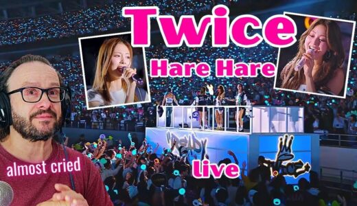 I almost cried. TWICE live HARE HARE – Ready to Be Tour