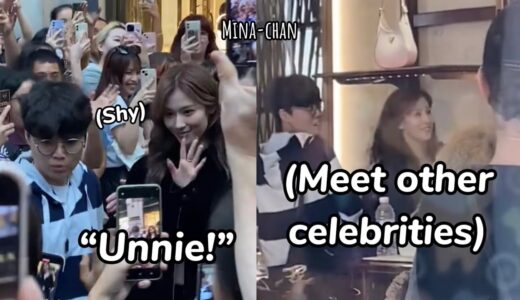 sana being the *main event* at milan fashion show in italy