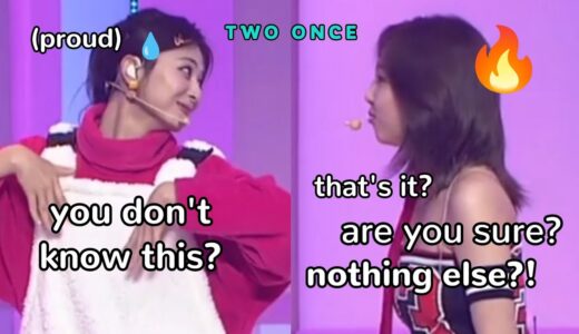 twice playing dance relay game in a nutshell 😂