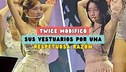 TWICE MODIFICÓ SUS VESTUARIOS POR UNA RESPETUOSA RAZÓN